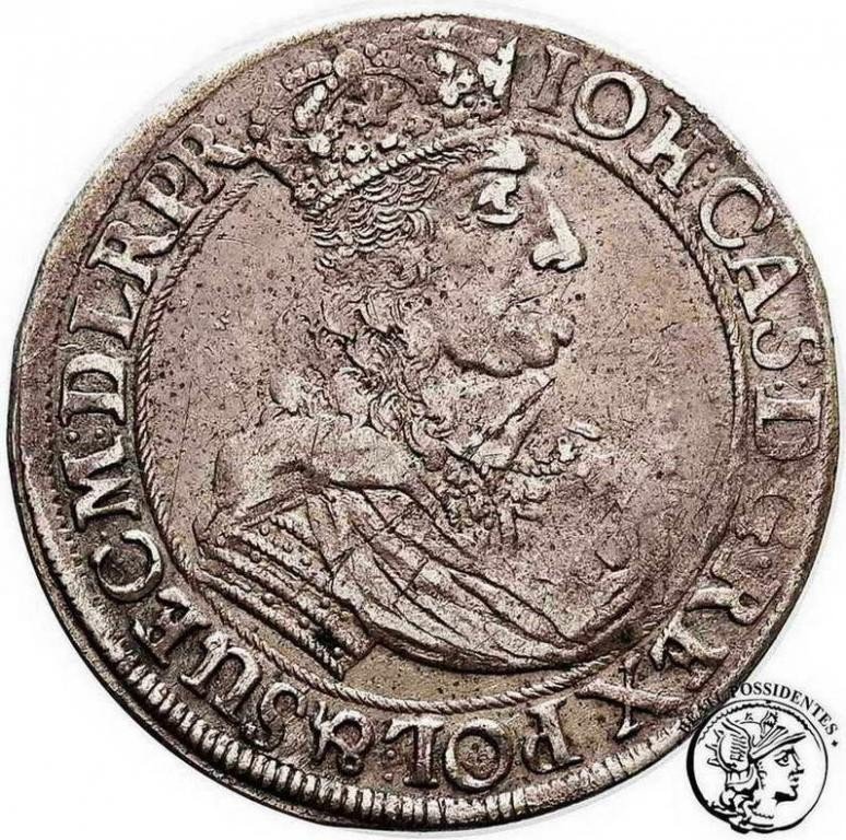 Polska Jan II Kazimierz Ort Gdańsk 1661 st. 3